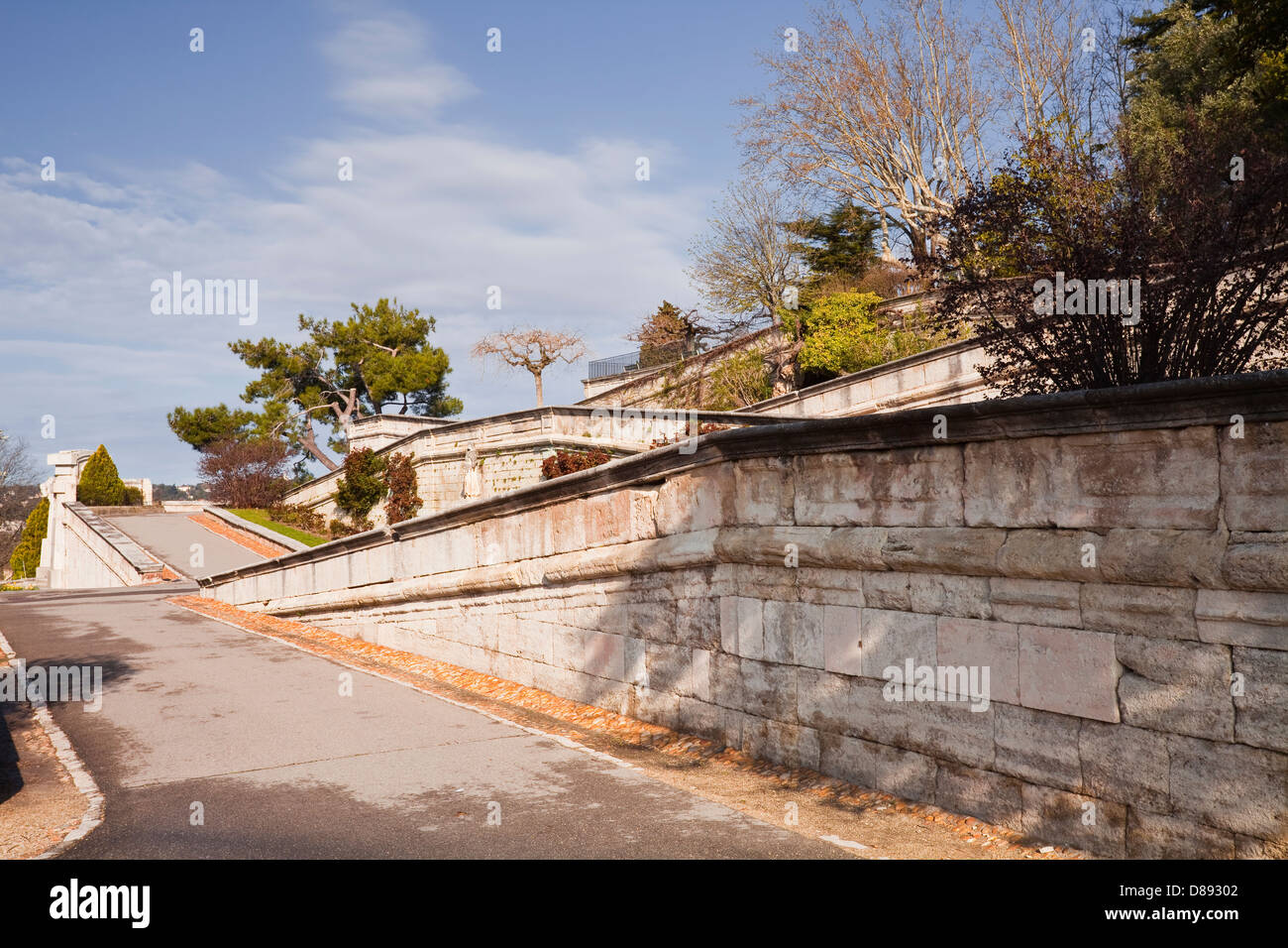 Rocher des Doms jardin à Avignon, France. Banque D'Images