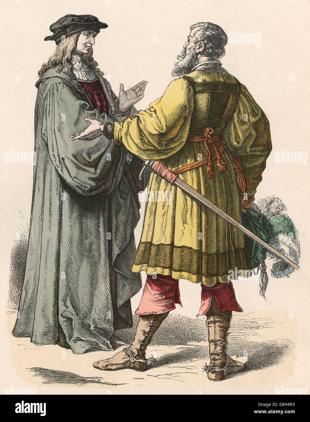 Types raciaux - Magistrat allemand Banque D'Images