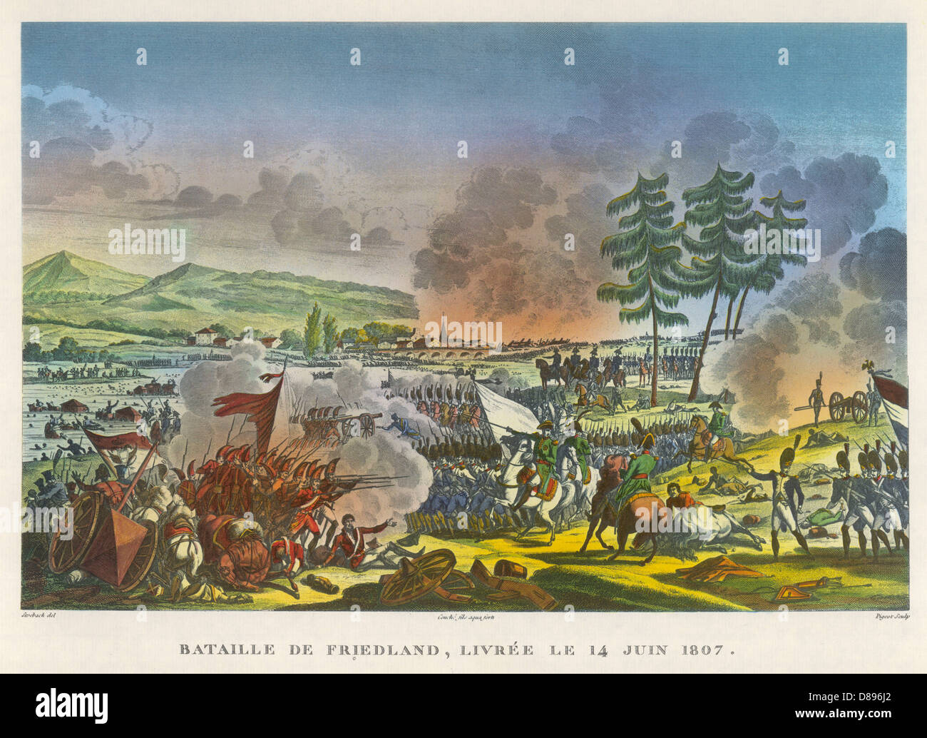 Battle Of Friedland Napoleon Banque d'image et photos - Alamy