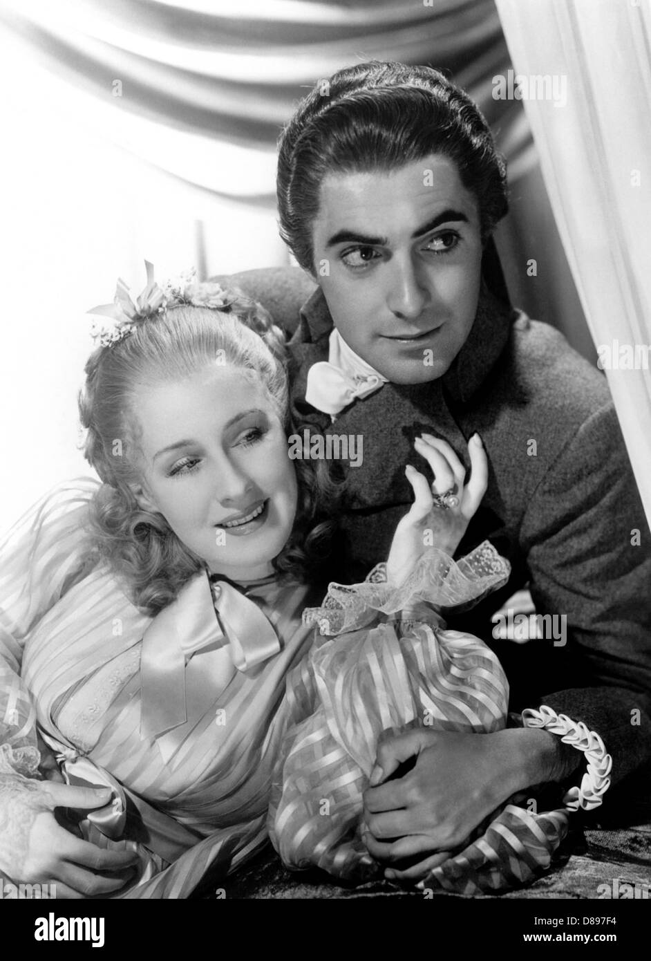 MARIE ANTOINETTE 1938 MGM film avec Norma Shearer et Tyrone Power Banque D'Images