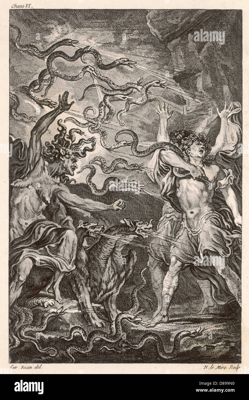 Medusa et Perseus Banque D'Images