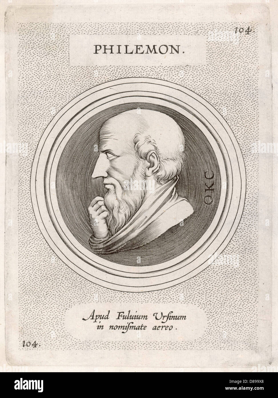 PHILEMON, DRAMATURGE Banque D'Images