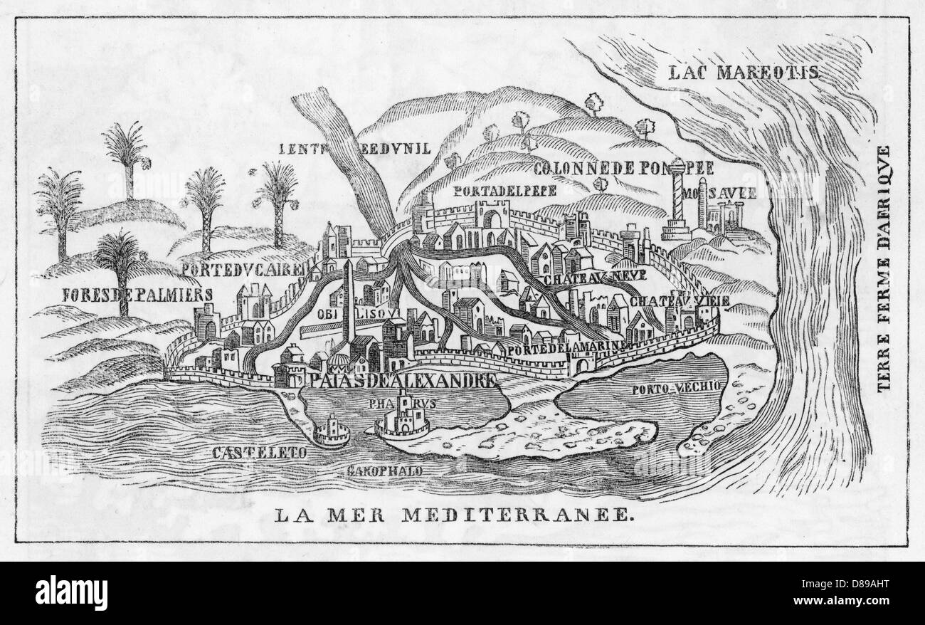 Alexandrie en C16th Banque D'Images