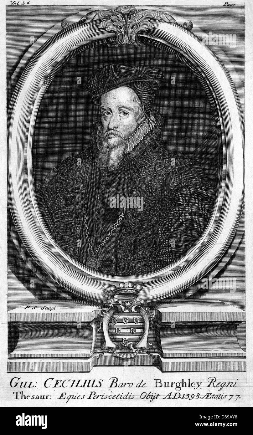 WM CECIL, LORD BURGHLEY Banque D'Images