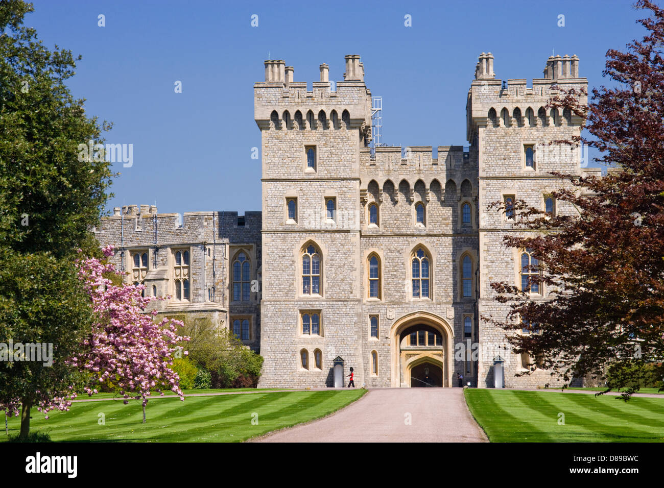 Le Château de Windsor, Berkshire, Royaume-Uni. Banque D'Images