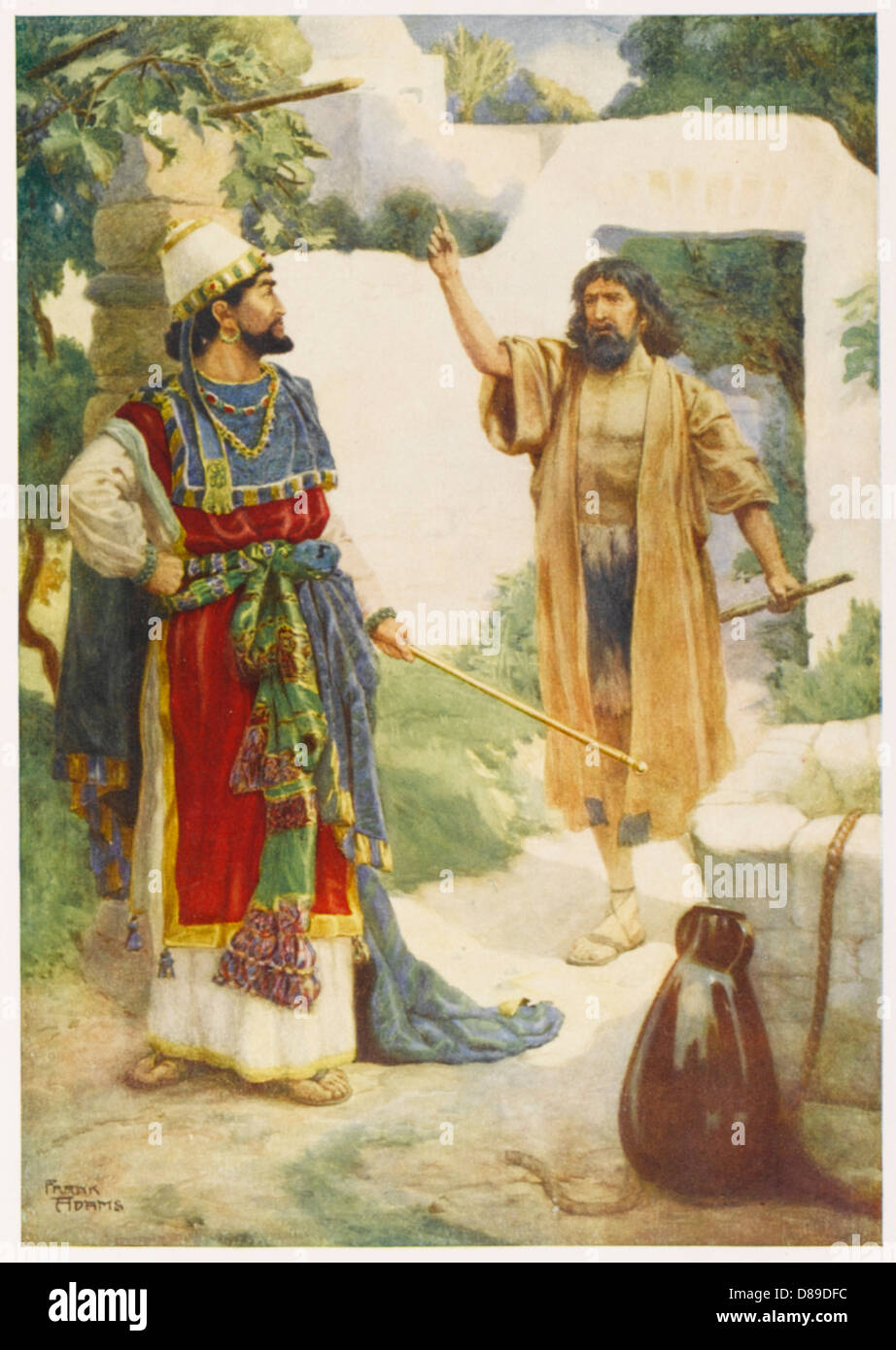 LE VIGNOBLE DE NABOTH Banque D'Images