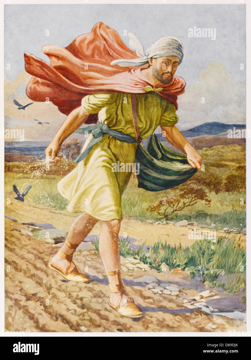 La parabole de la Sower Banque D'Images