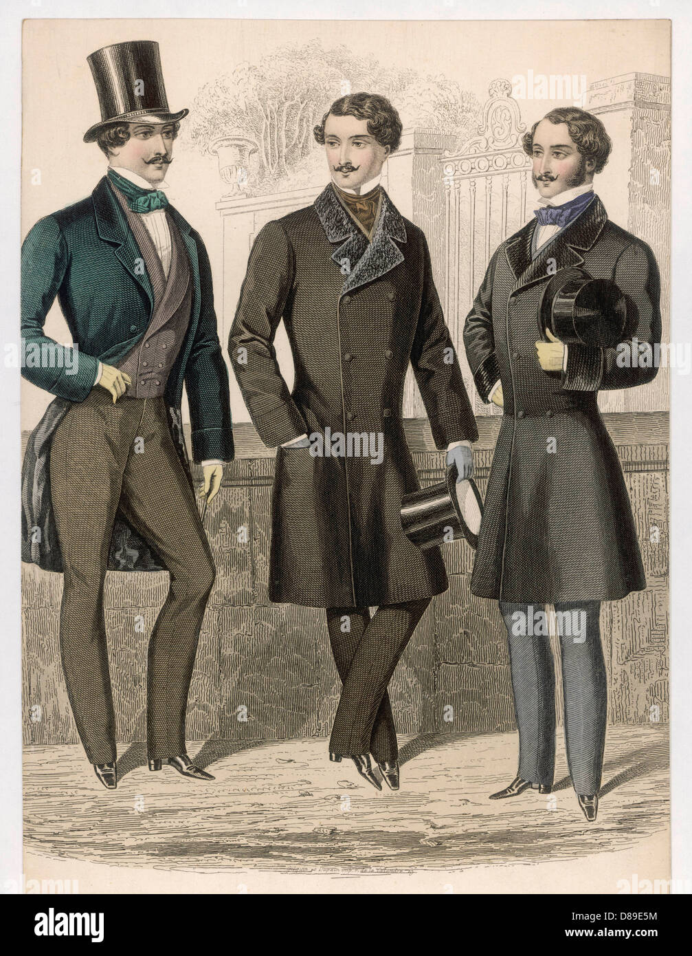 Blouses pour hommes 1853 Banque D'Images