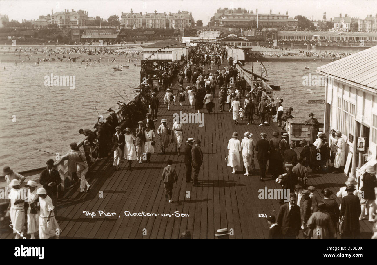 Clacton Pier Banque D'Images