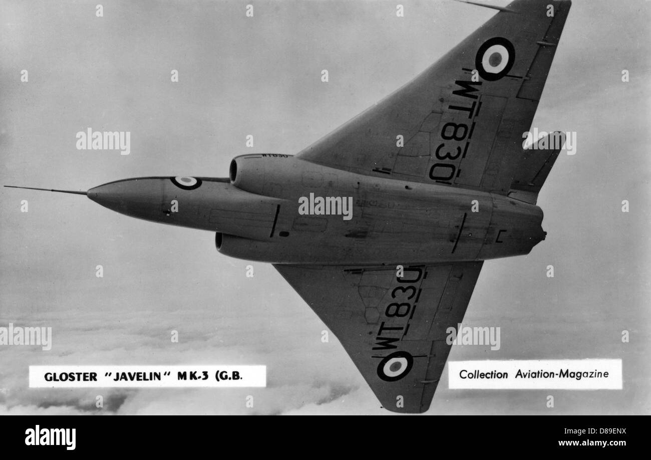 GLOSTER JAVELIN MK 3 Banque D'Images