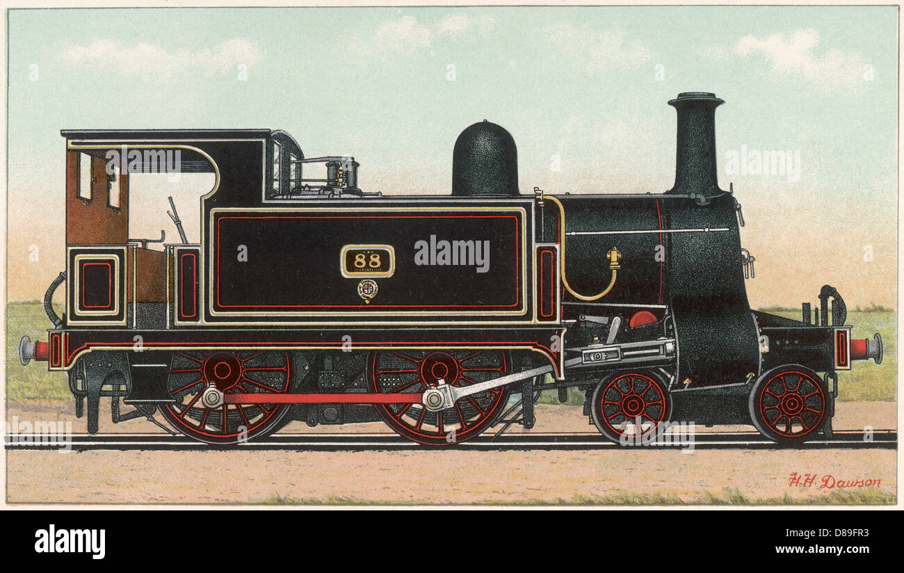 North London Railway Loco Banque D'Images