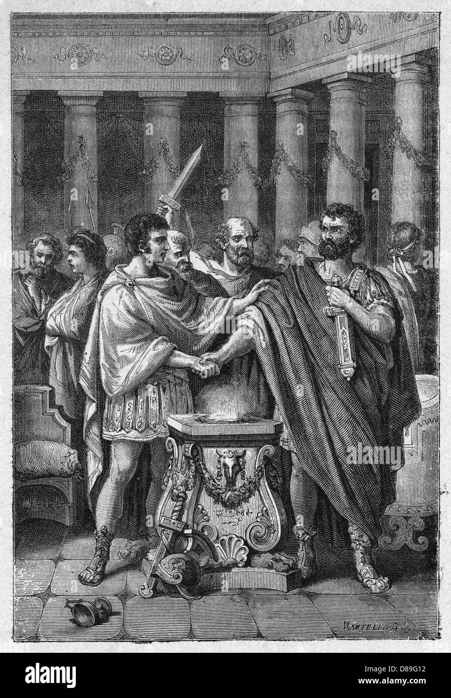 Conspiration Catilina Banque D'Images