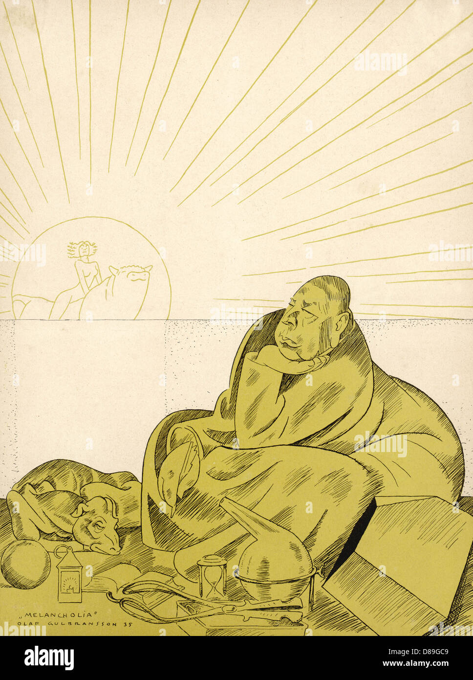 DÉCLIN DE L'OUEST/1935 Banque D'Images