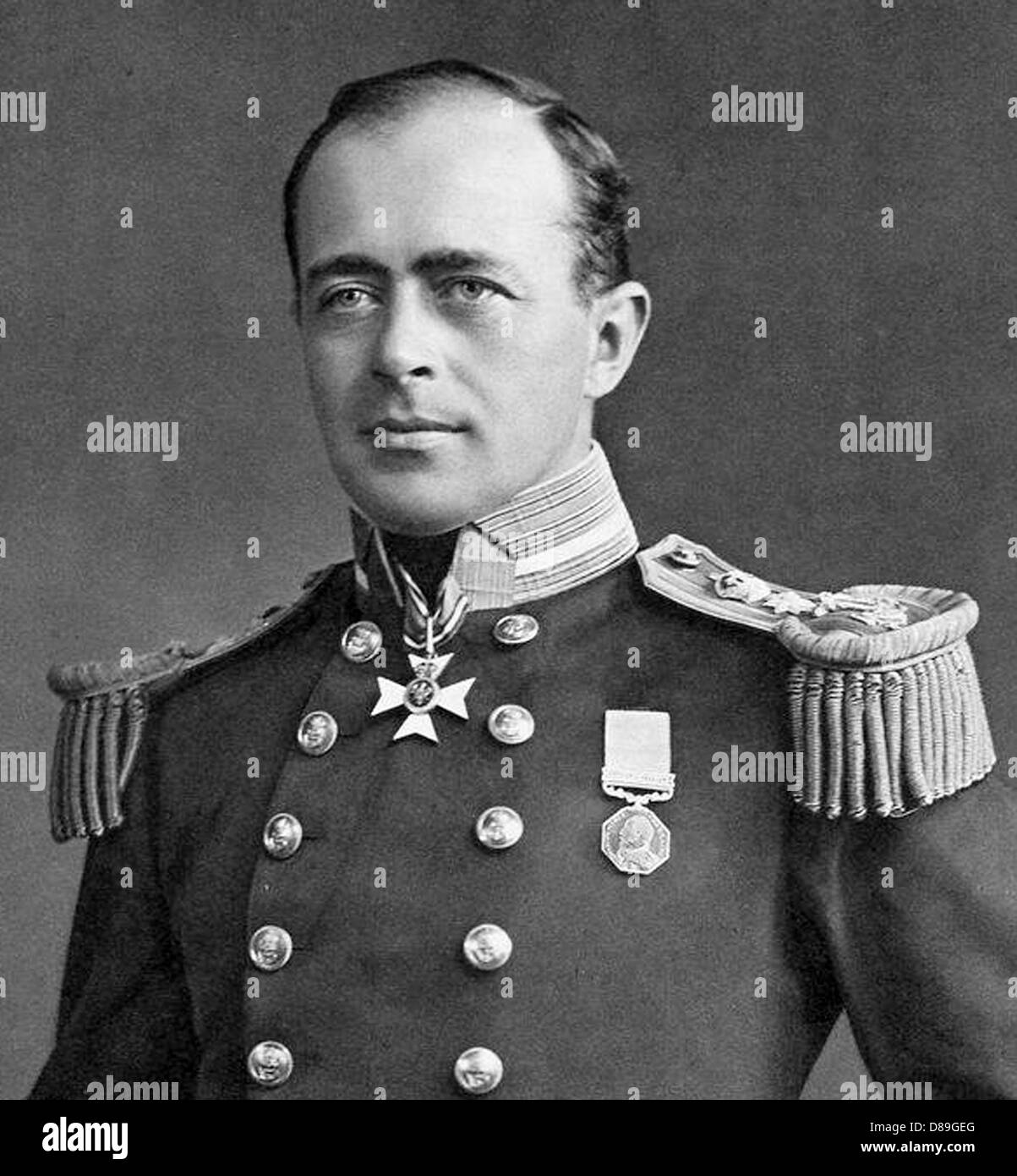 ROBERT FALCON SCOTT (1868-1912) officier de la Royal Navy et explorateur de l'Antarctique Banque D'Images