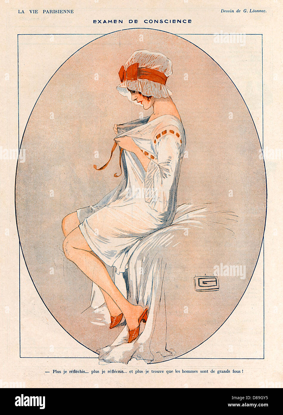 TYPE DE FEMME/CYNIQUE 1917 Banque D'Images
