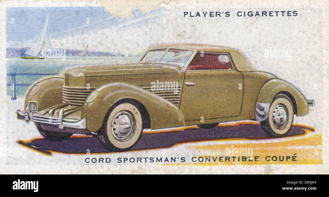 COUPÉ À CORDON 1936 Banque D'Images