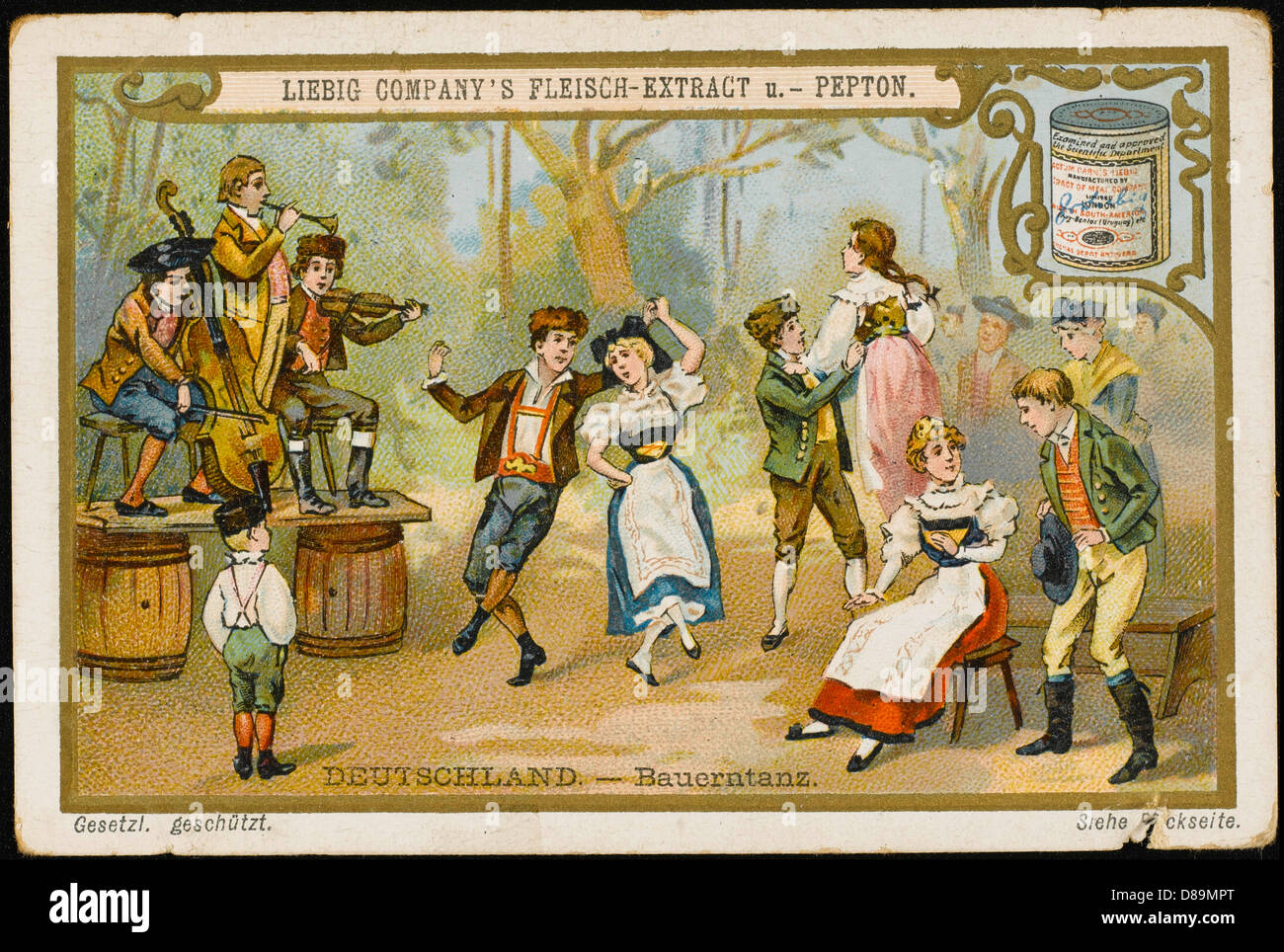 German Country Dance Banque D'Images