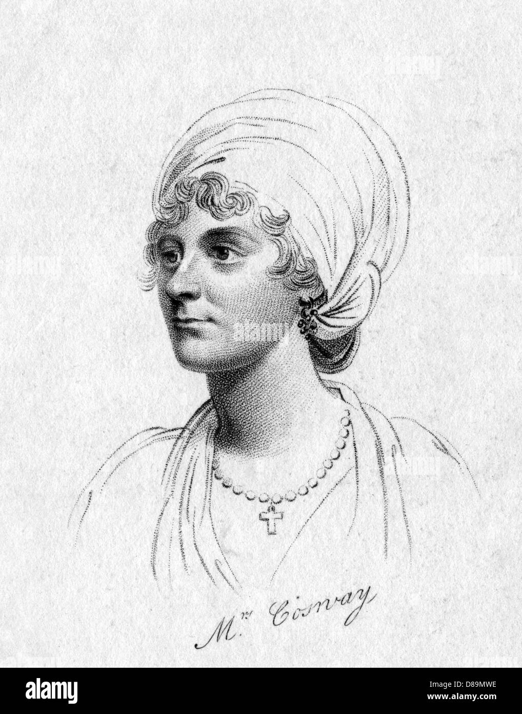 MARIA LOUISA COSWAY Banque D'Images