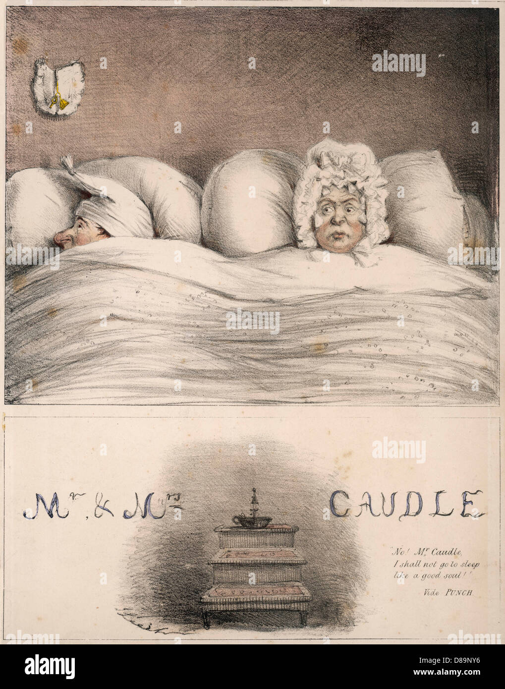 MADAME, MONSIEUR. CAUDLE/FICTION Banque D'Images