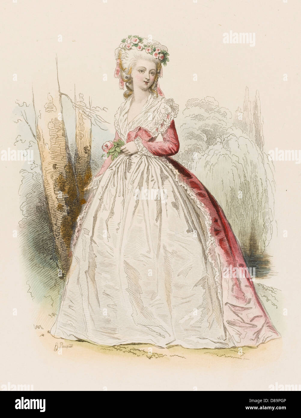 PRINCESSE DE LAMBALLE Banque D'Images