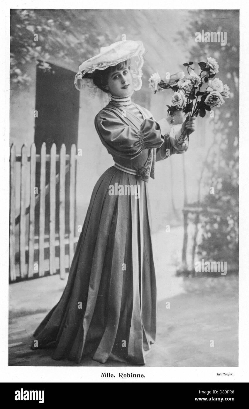 Jupe plissée 1904 Banque D'Images