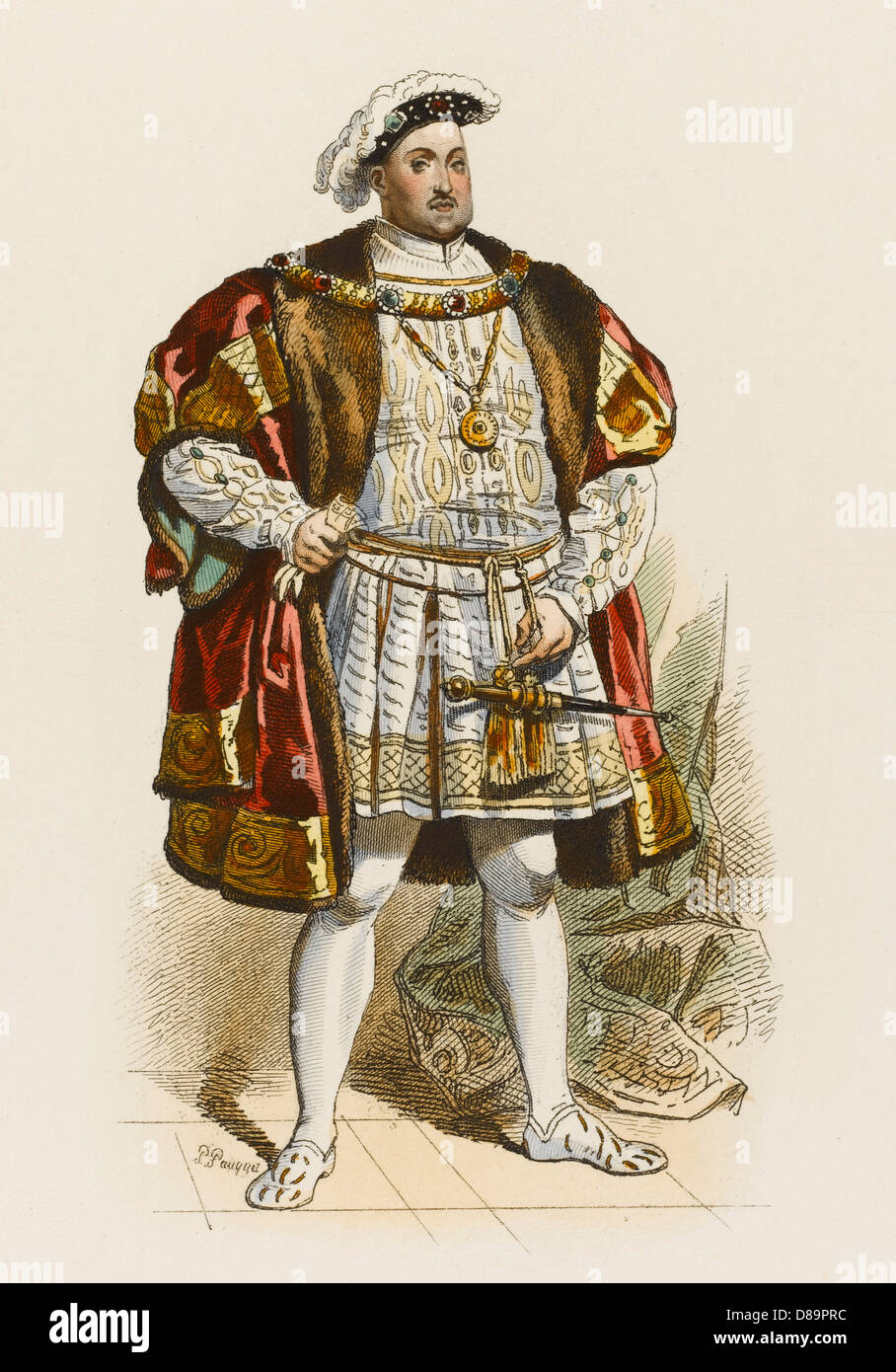 Le roi Henry Viii Banque D'Images