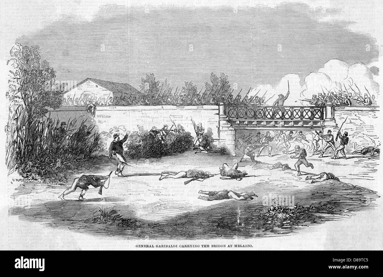 BATAILLE DE MILAZZO - 3 Banque D'Images