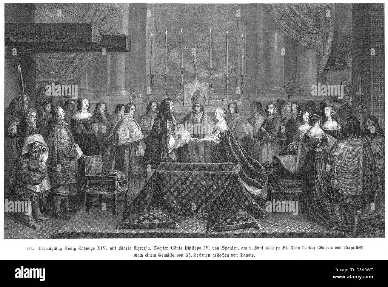 LOUIS ET MARIE-THÉRÈSE Banque D'Images