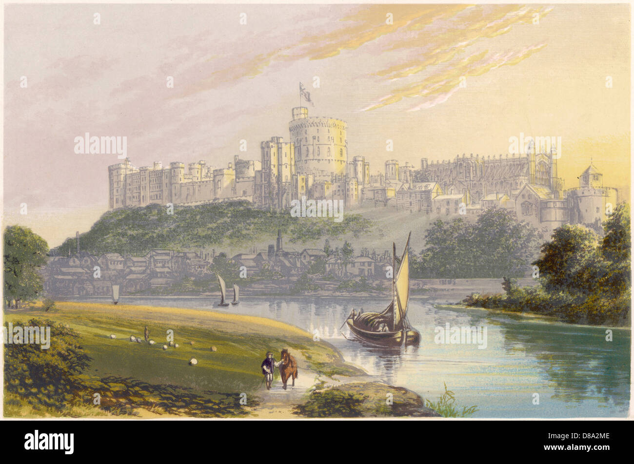 CHÂTEAU DE WINDSOR (MORRIS) Banque D'Images