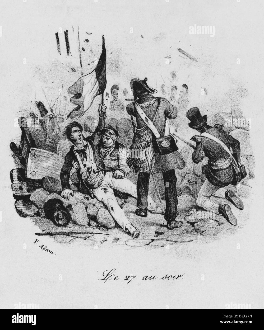 SOIRÉE DU PREMIER JOUR Banque D'Images