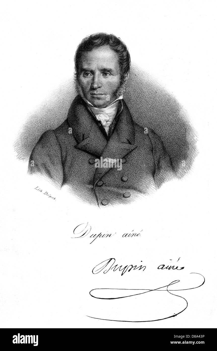 Andre marie jean jacques dupin Banque d'images noir et blanc Alamy