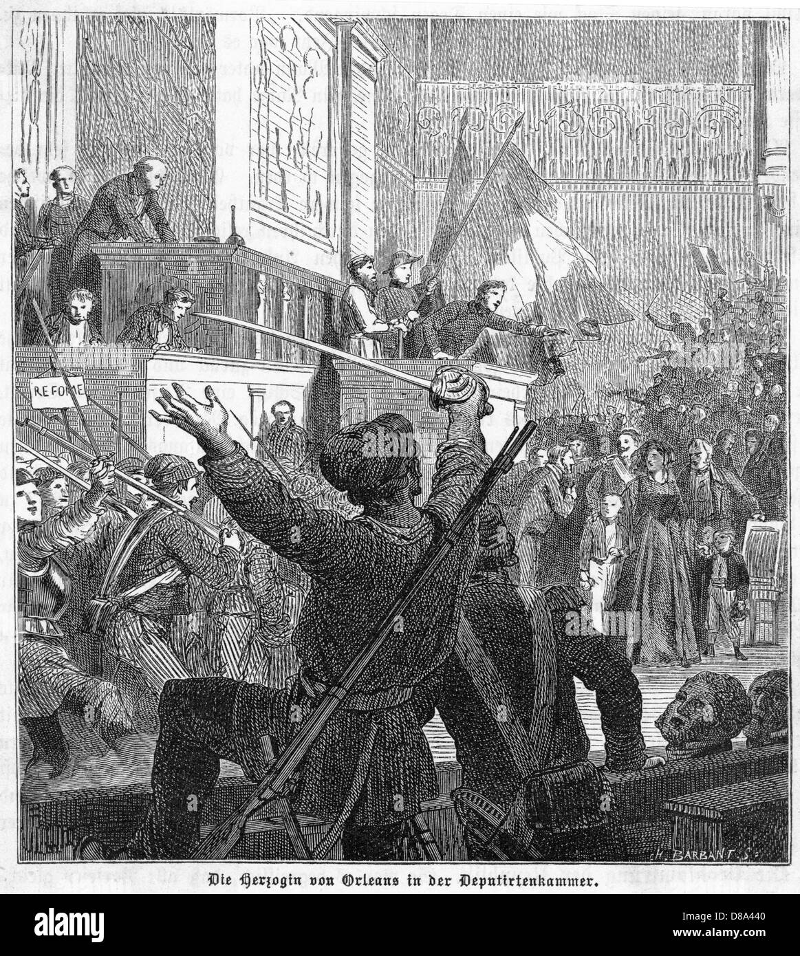 DUC D'ORLÉANS COMME ADJOINT Banque D'Images