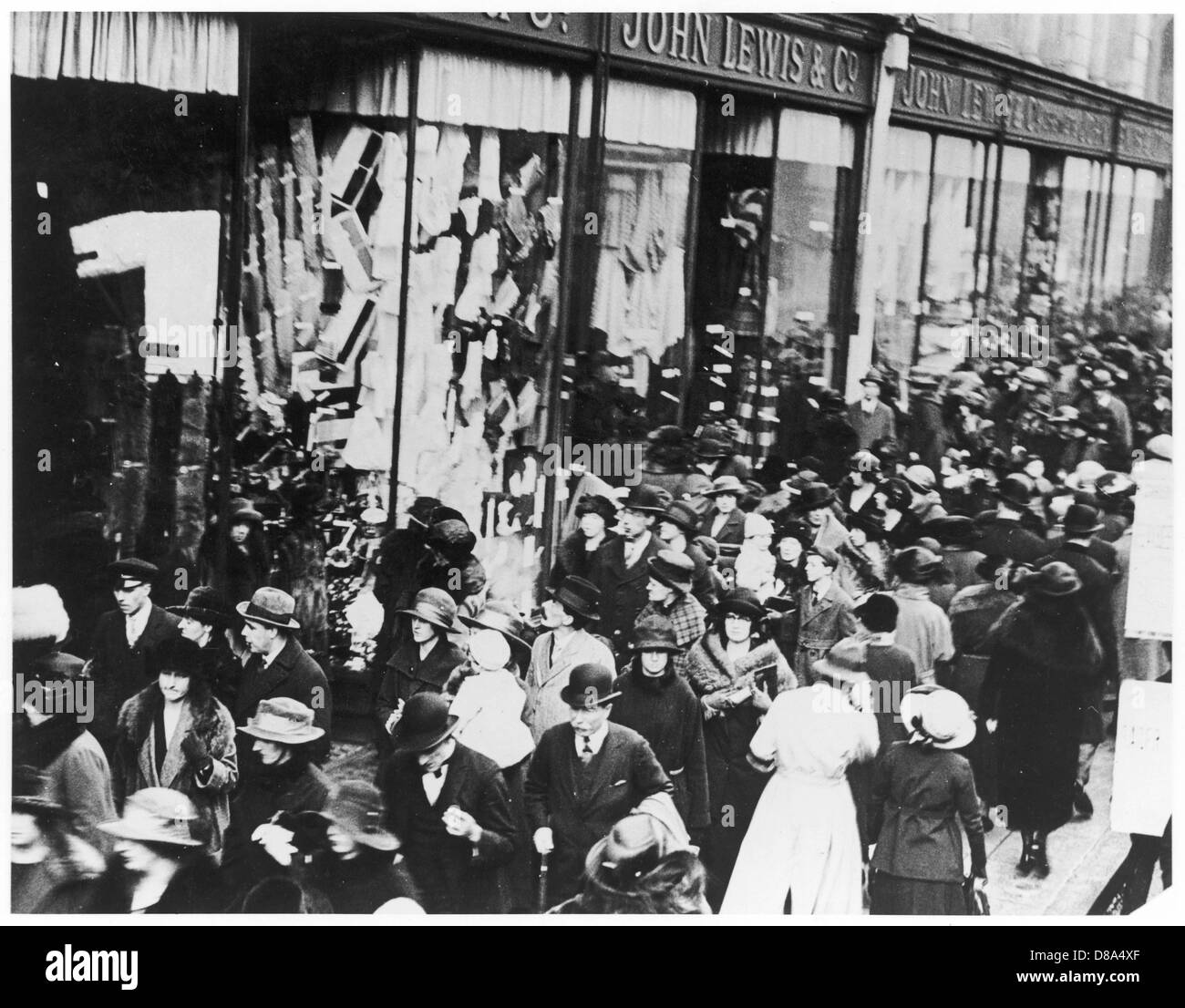 John Lewis, rue Oxford 1925 Banque D'Images