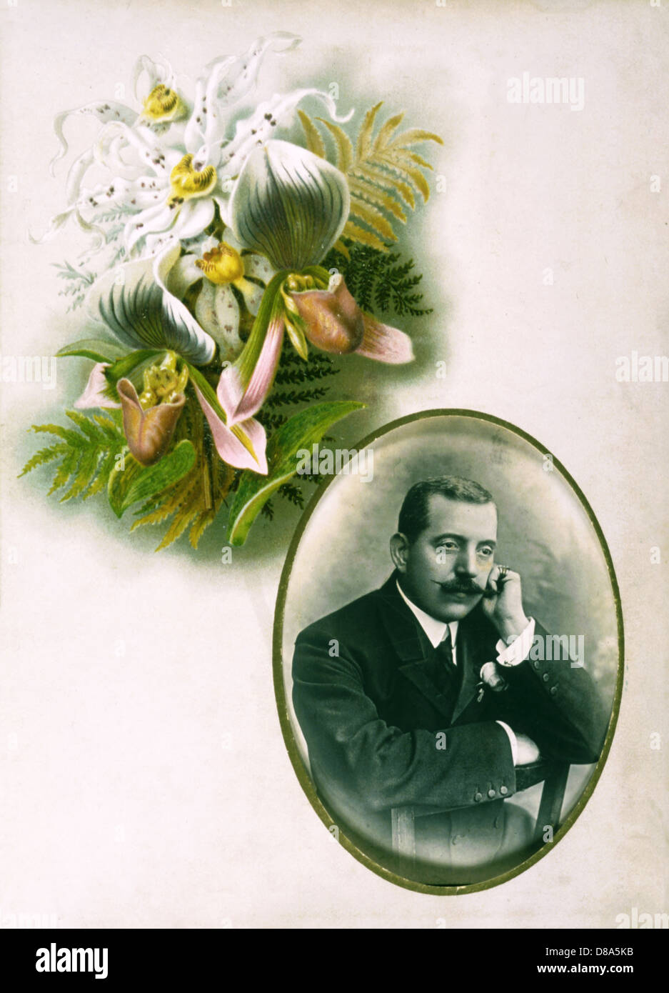 Page d'album photo - 19th siècle Banque D'Images