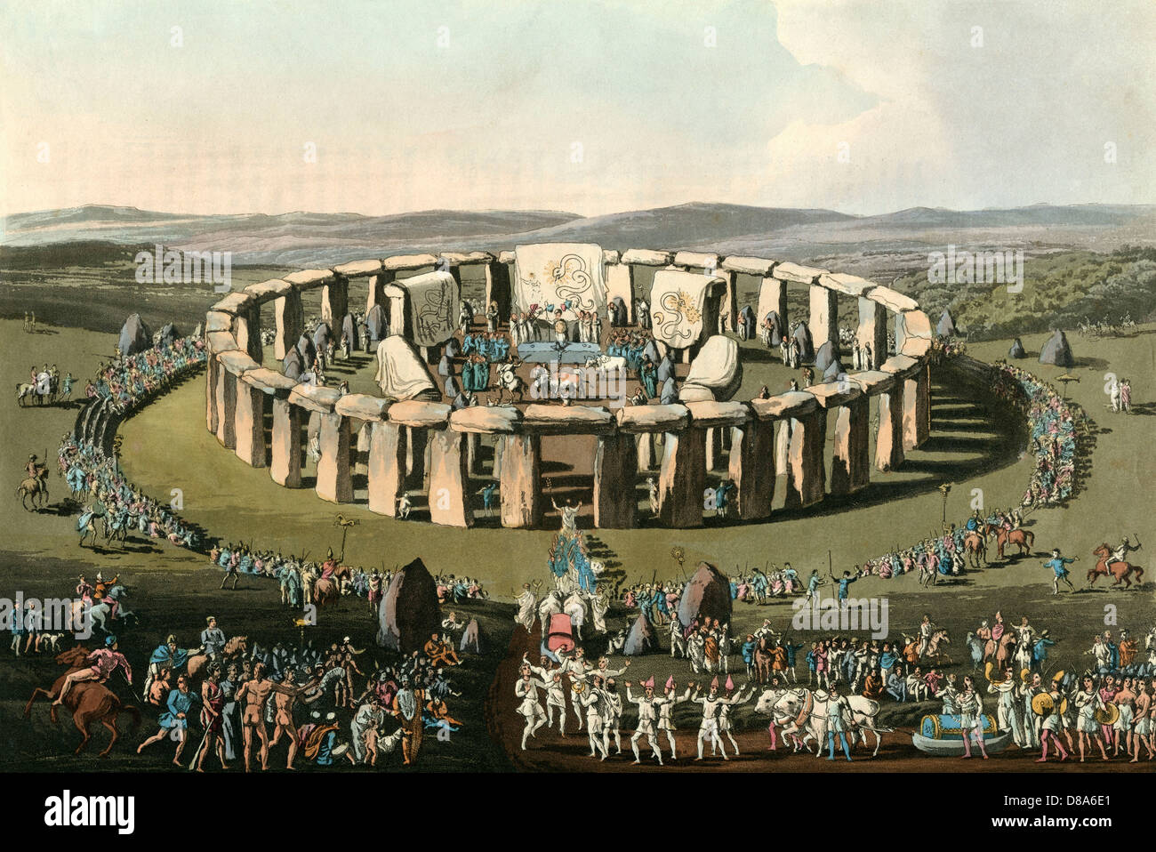 ANGLETERRE STONEHENGE Banque D'Images