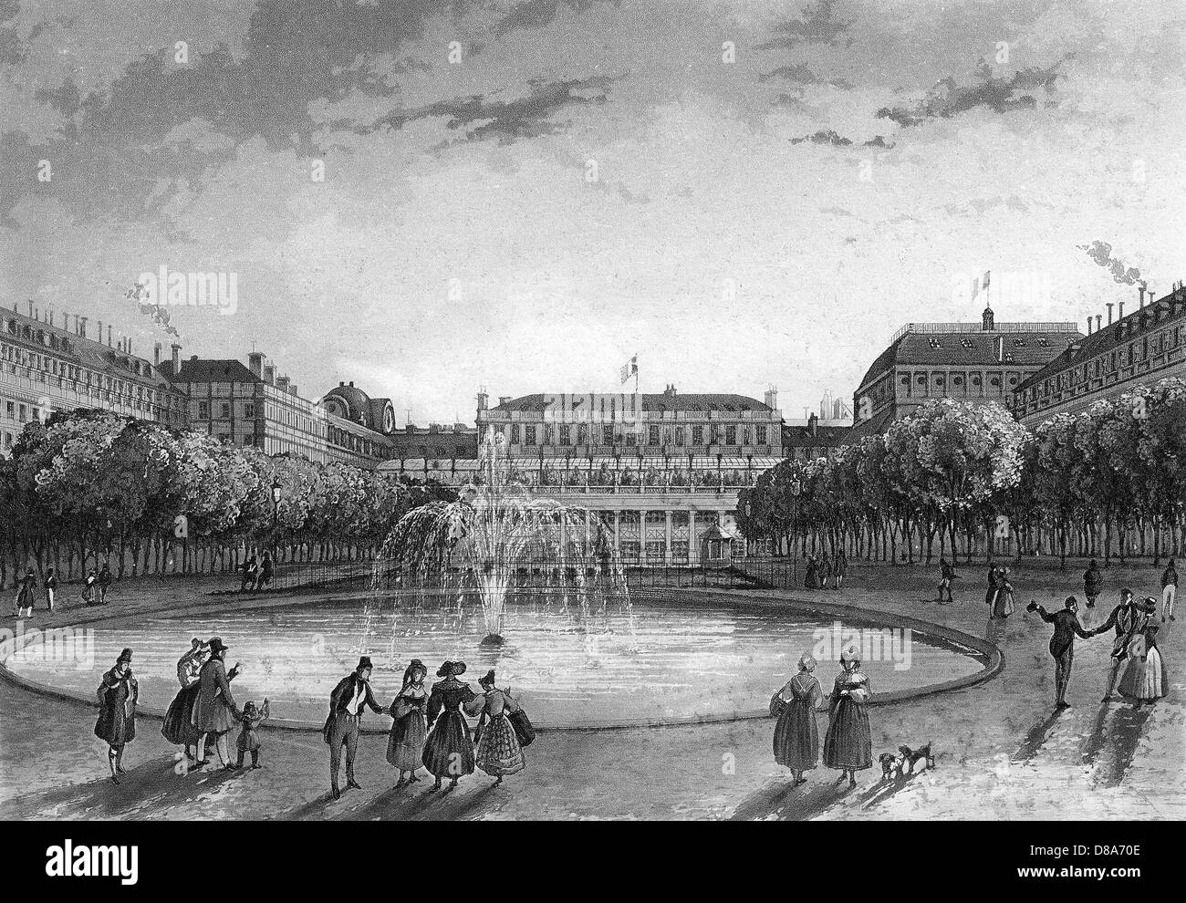 Jardins du palais royal Banque de photographies et d’images à haute ...