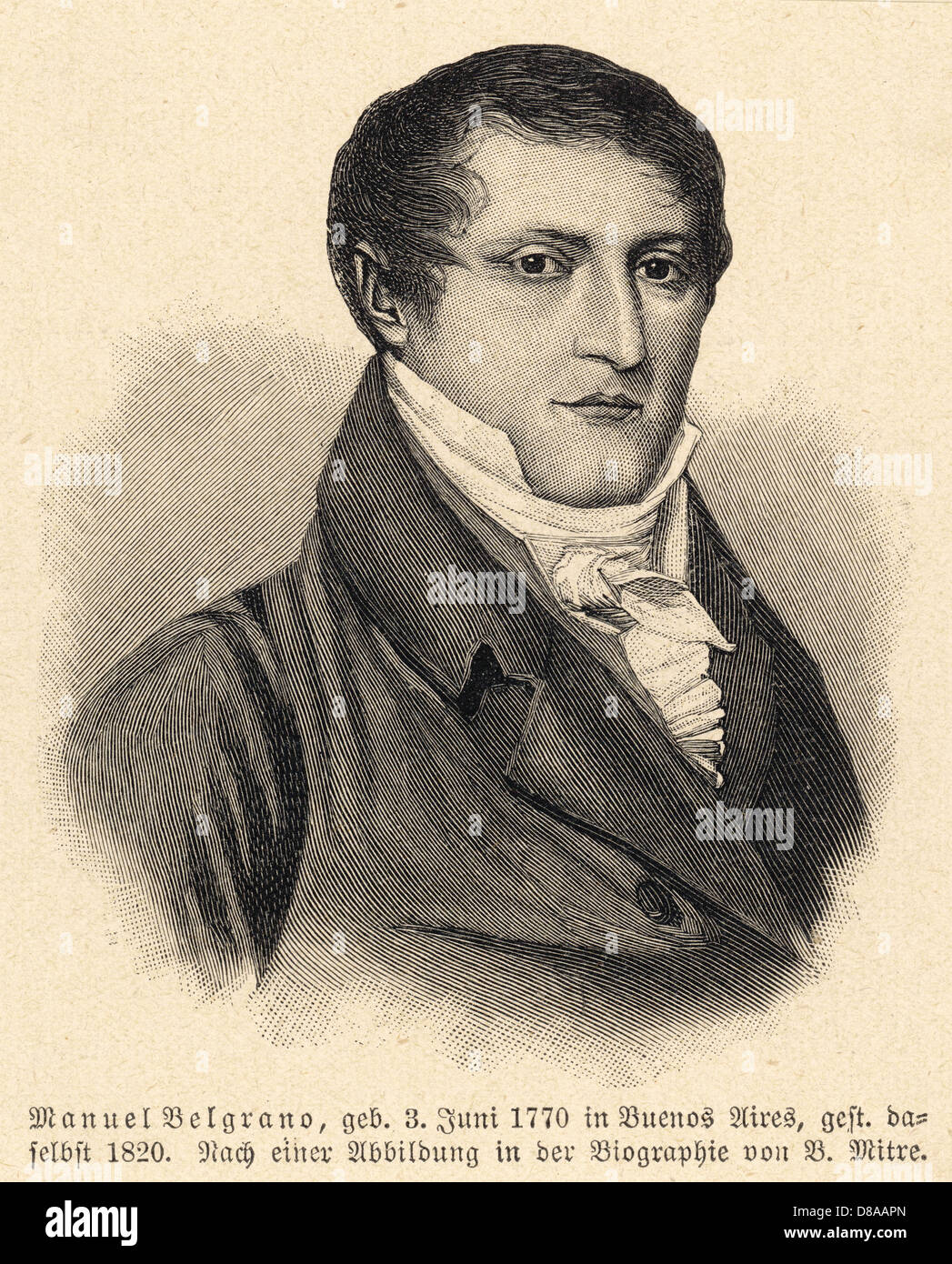 MANUEL BELGRANO Banque D'Images