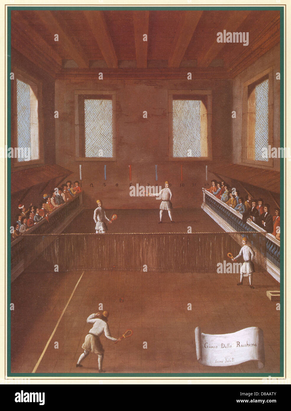 VRAI TENNIS EN ITALIE Banque D'Images