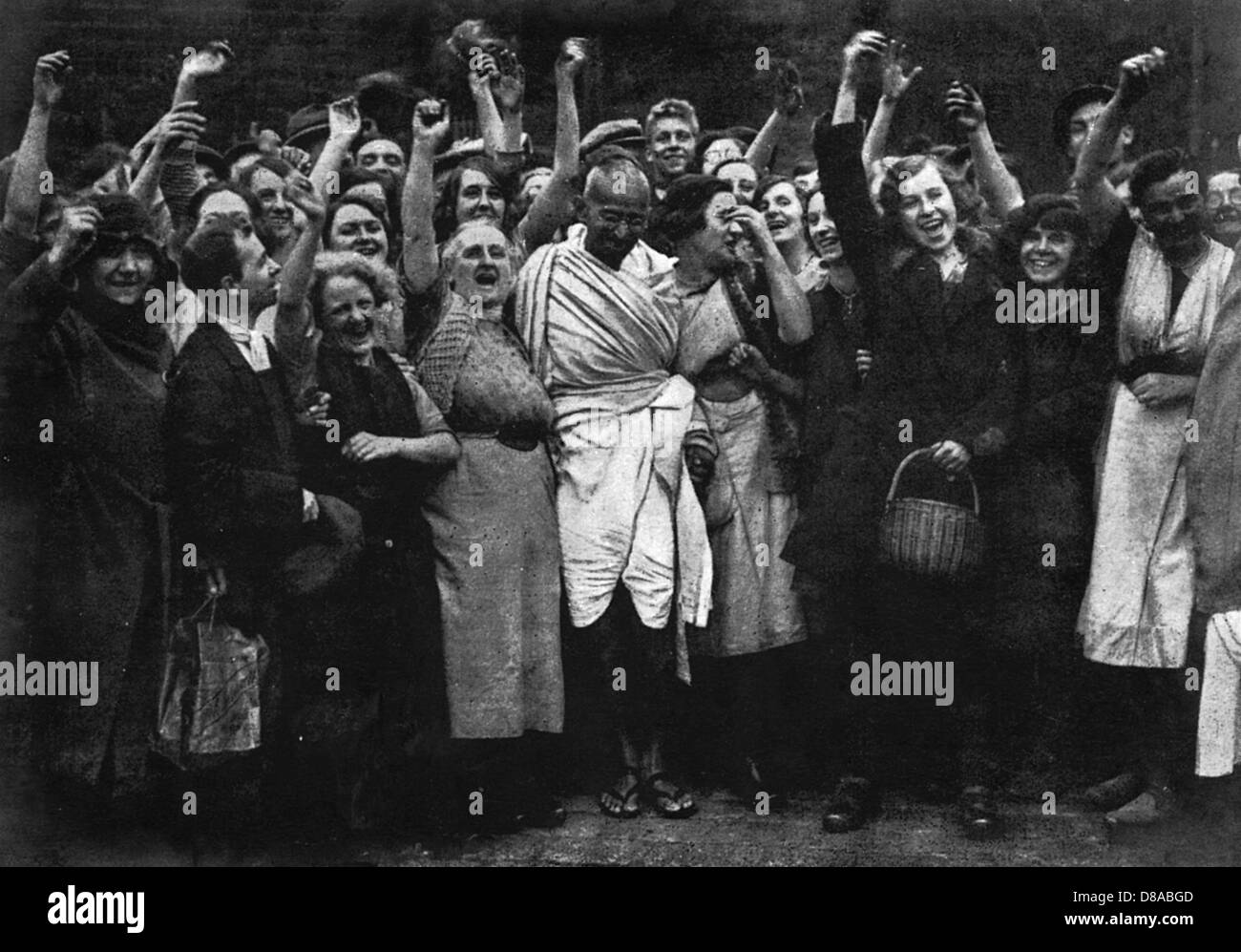 Gandhi en Angleterre 1931 Banque D'Images