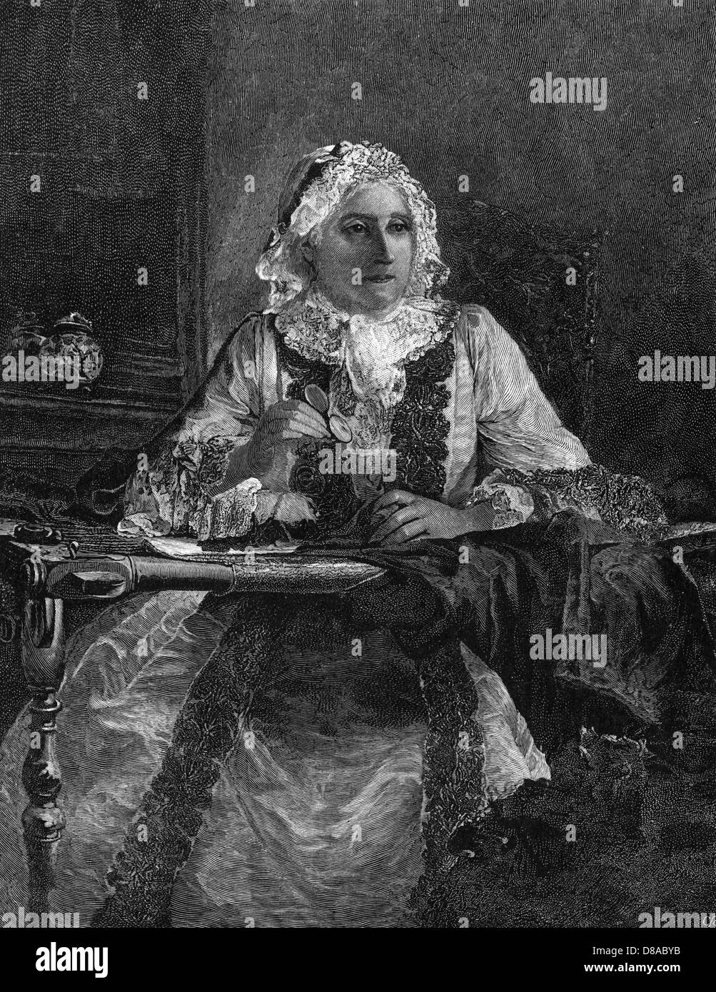 Marie Thérèse Geoffrin Banque D'Images