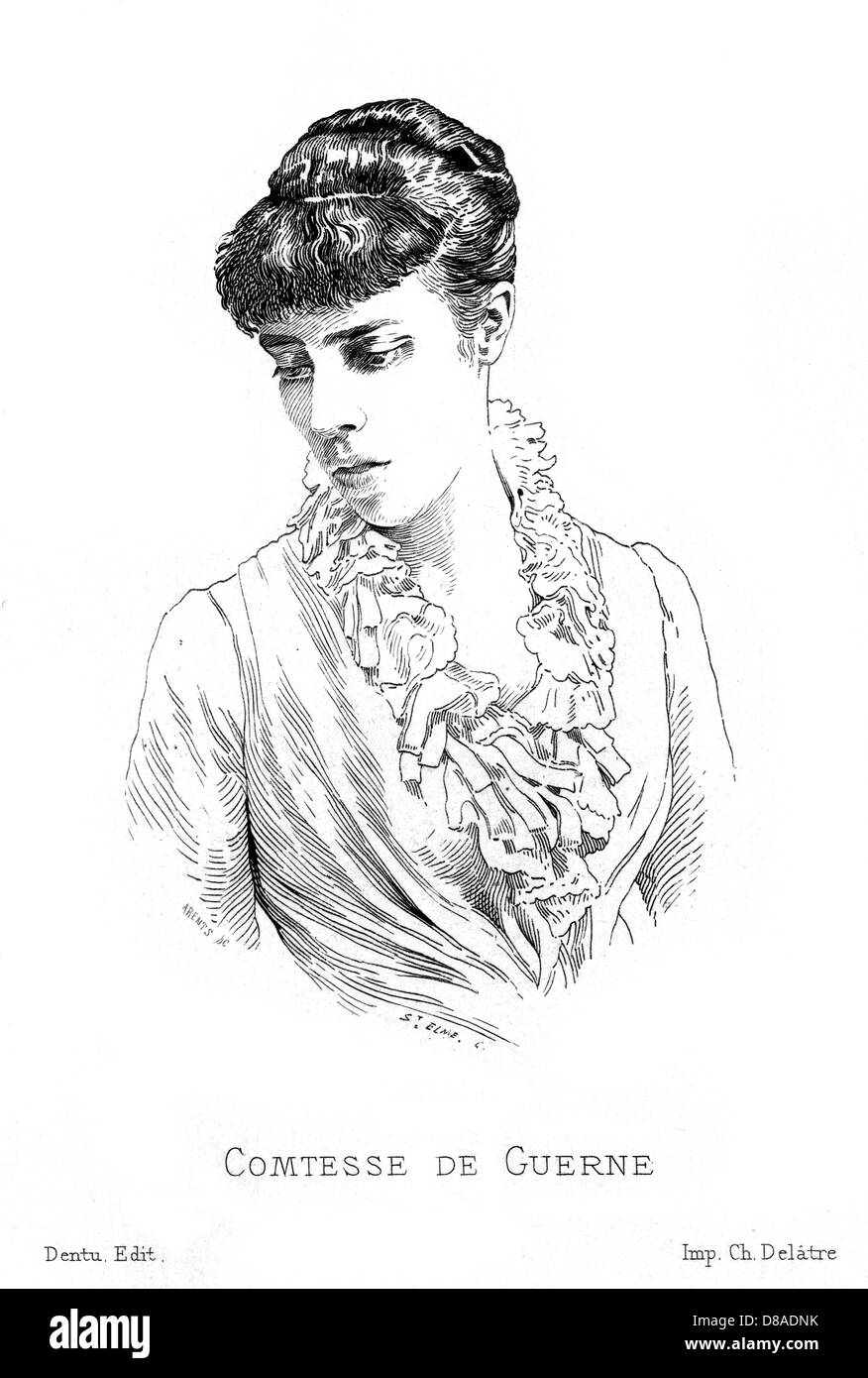 Comtesse de Guerne 1 Banque D'Images