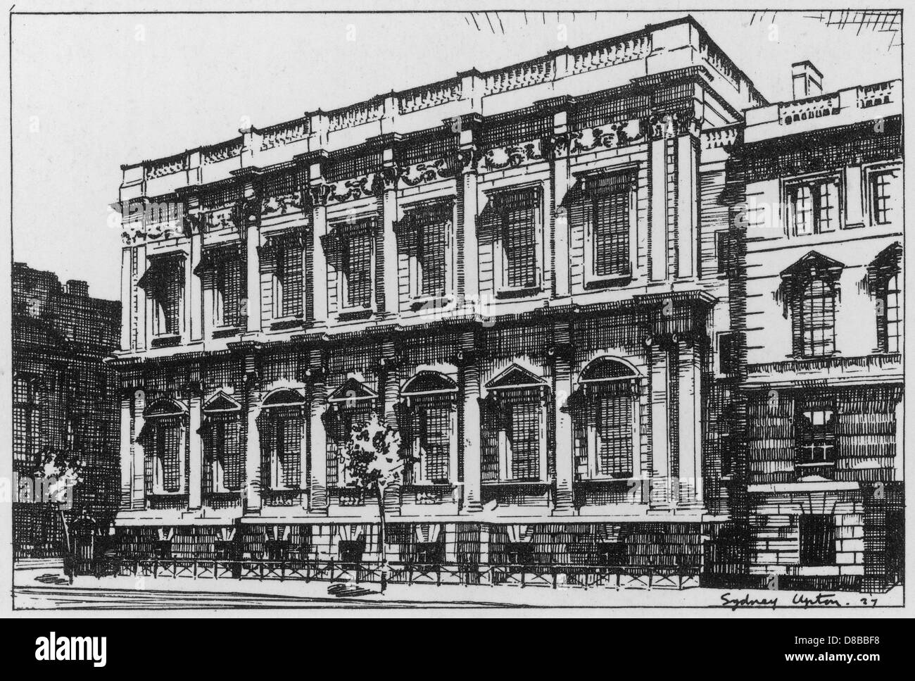 SALLE DE BANQUET 1927 Banque D'Images