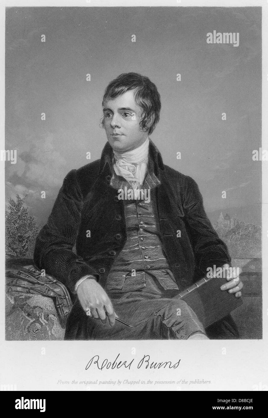 Robert Burns Banque D'Images