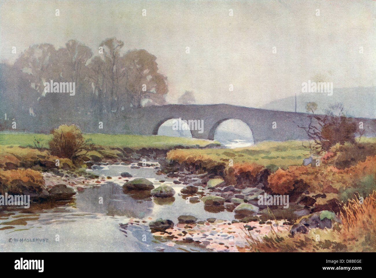 DARTMOOR - DEUX PONTS Banque D'Images