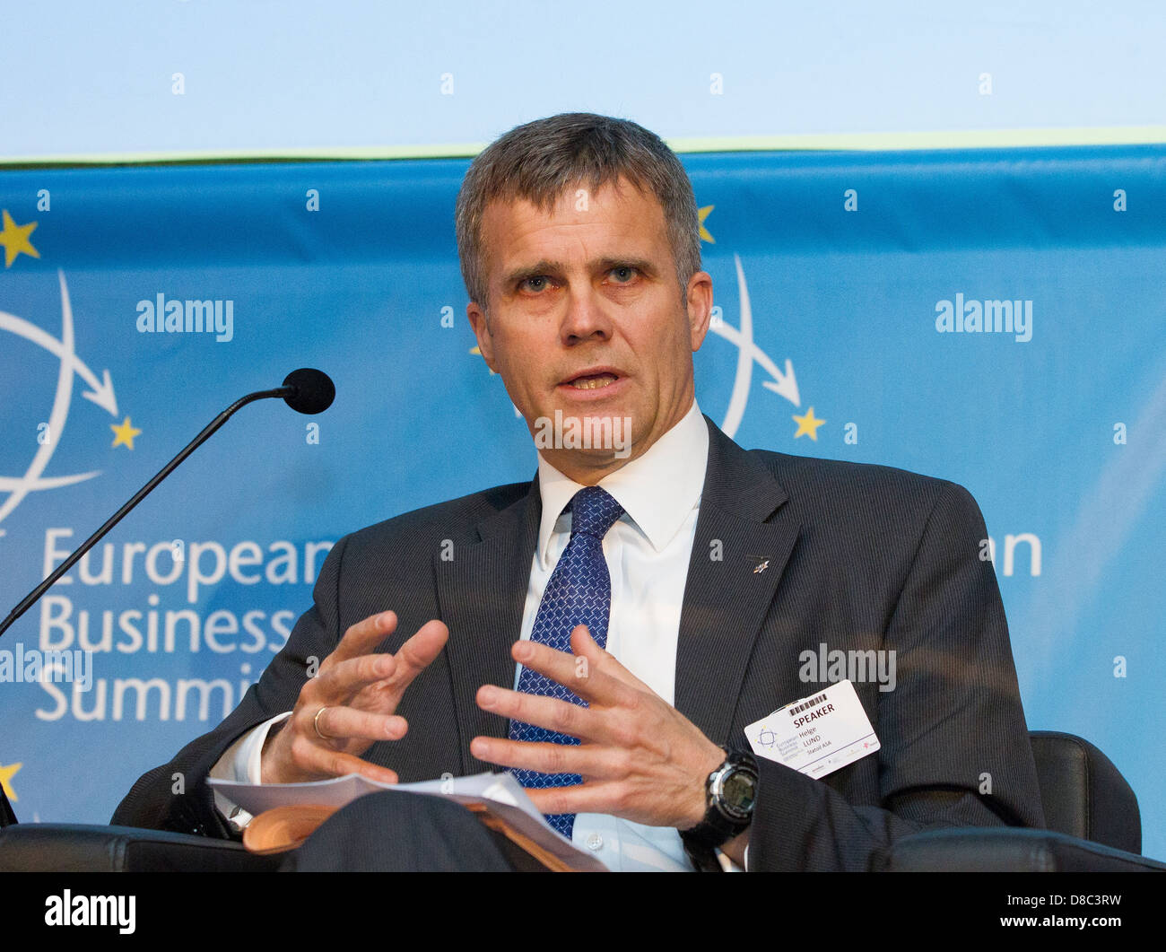 Helge Lund, directeur général de Statoil Banque D'Images