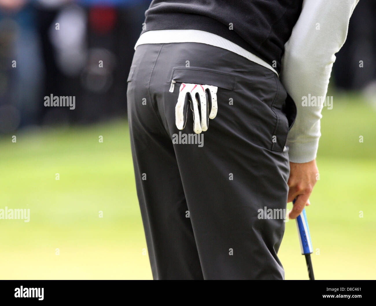 24.05.2013 Wentworth, en Angleterre. Sergio Garcia au cours de la BMW PGA Championship Round 2 de Wentworth Golf Club Banque D'Images