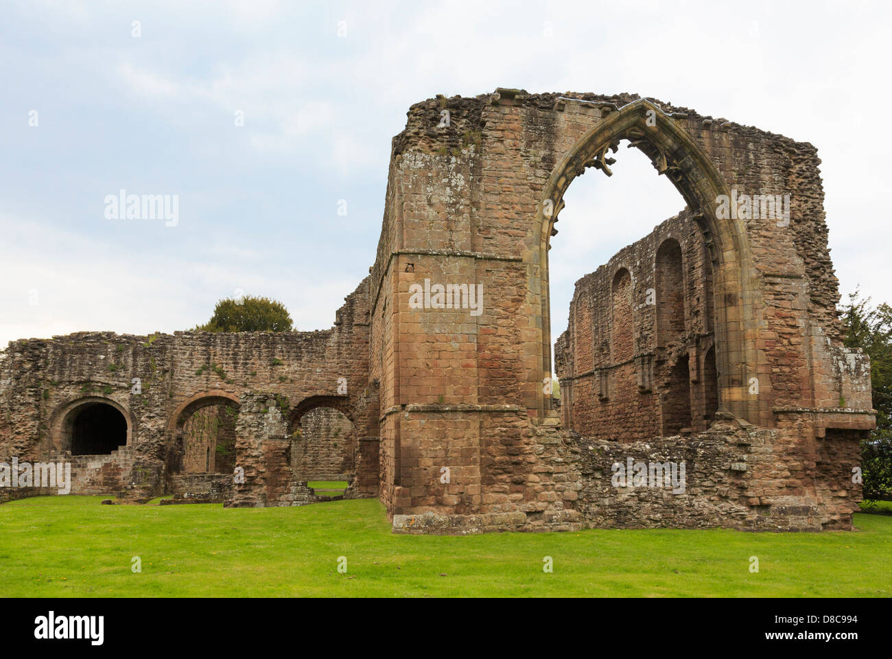 Lilleshall ruines de l'abbaye du xii siècle monastère des augustins et l'église près de Telford, Shropshire, West Midlands, England, UK, Grande-Bretagne Banque D'Images