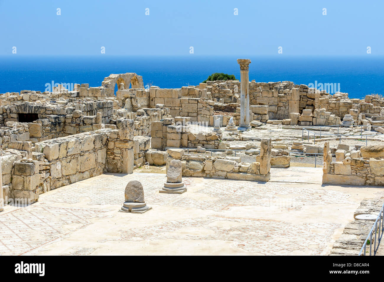 Ruines de l'ancienne ville de Kourion à Chypre Banque D'Images