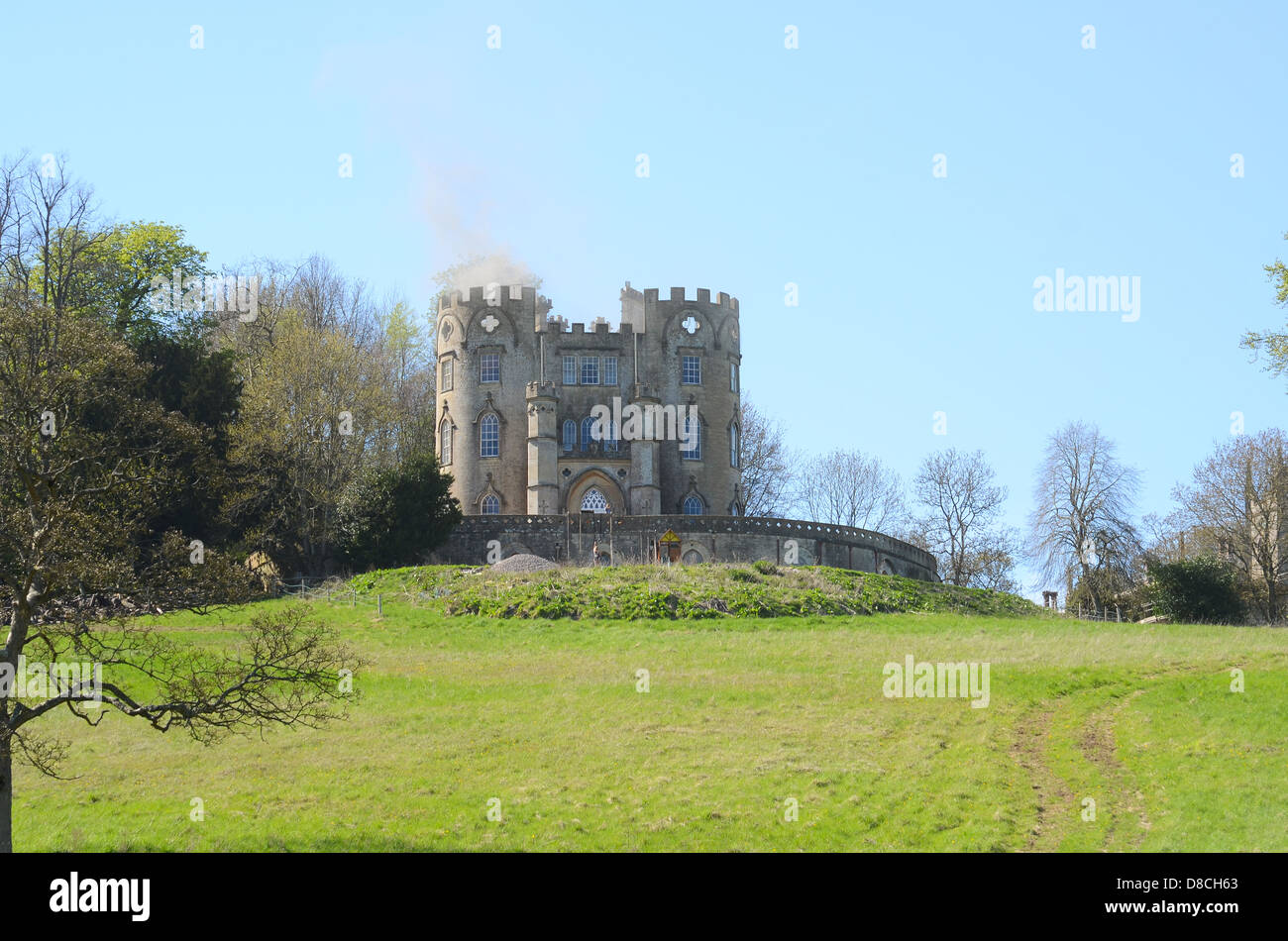 Château de Midford près de Bath, Royaume-Uni. Banque D'Images