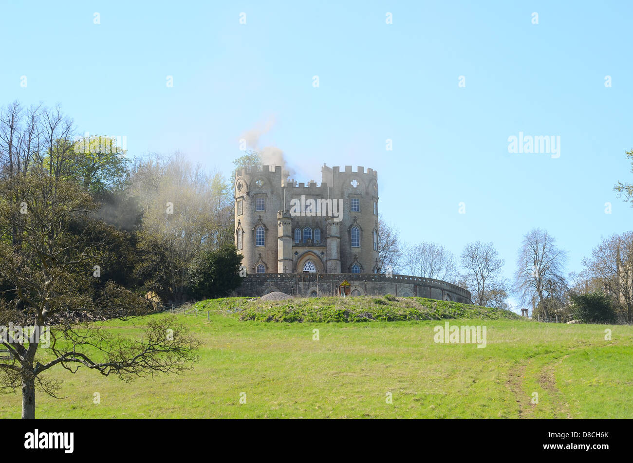Château de Midford près de Bath, Royaume-Uni. Banque D'Images